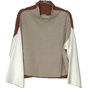 PINK LILY Color Block Sweater - Size S